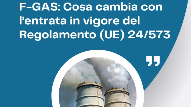 Nuovi sviluppi sul fronte degli F-GAS