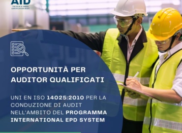 Opportunità per Auditor Qualificati