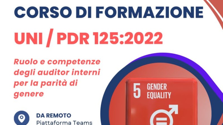 Corso Auditor Interni per la Parità di Genere – UNI/PdR 125:2022