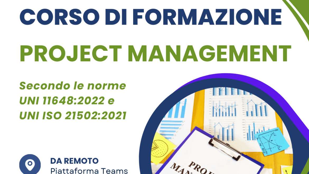Corso Project Manager – Settembre 2026